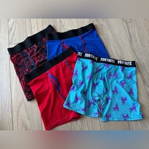 4 pairs silky Boxer Briefs Set